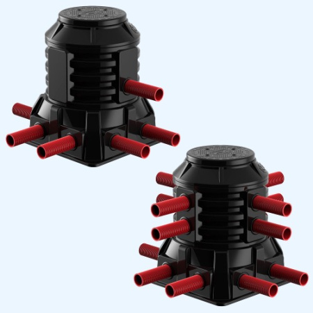 КОД 2 H1100 Колодец оперативного доступа с крышкой D 560 мм Полимер